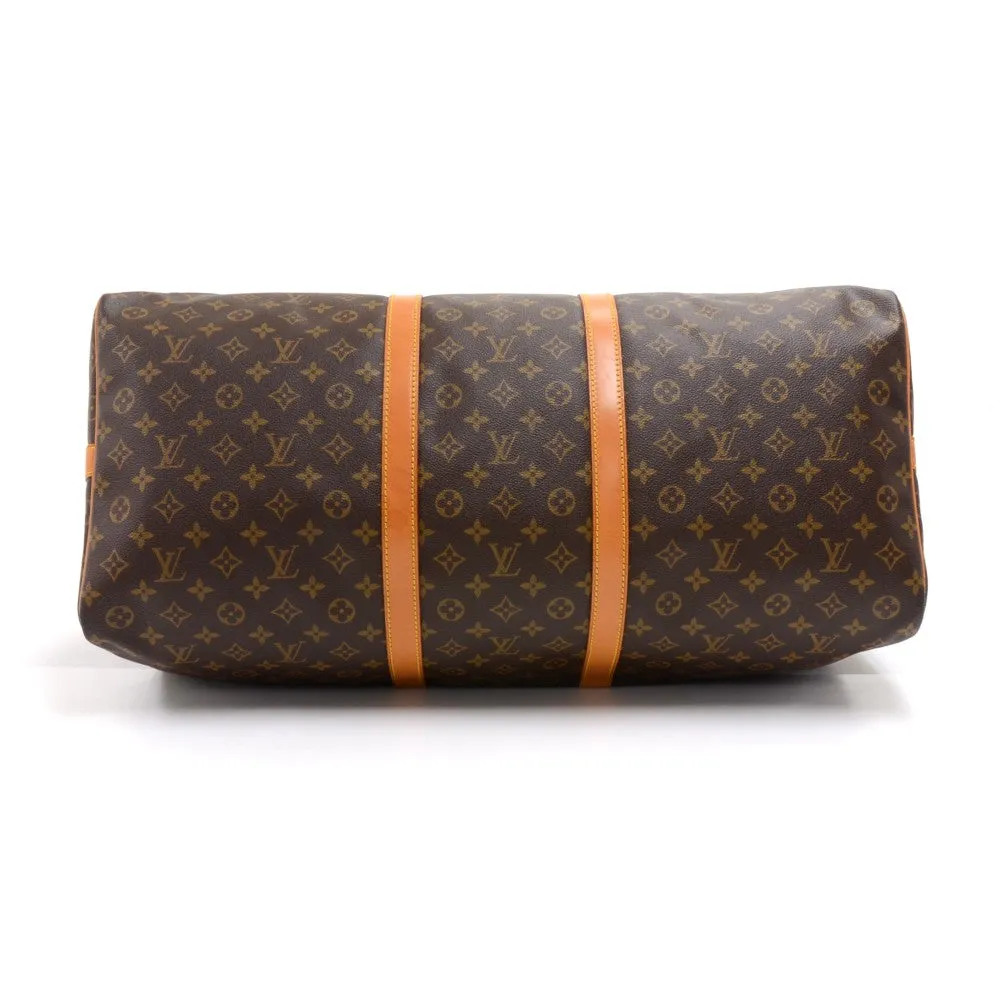 Keepall 60 Bandouliere Monogram Canvas Travel Bag with Strap