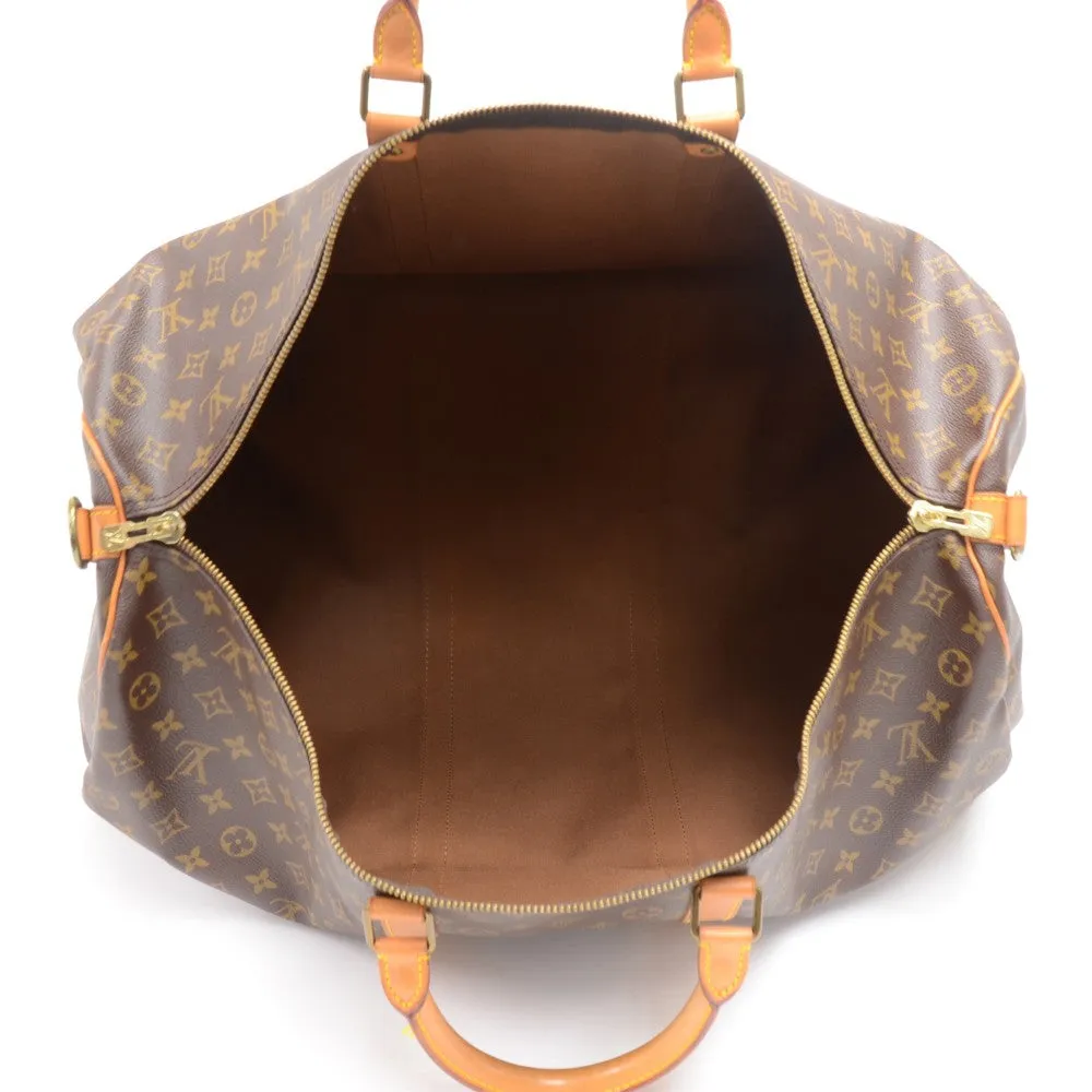 Keepall 60 Bandouliere Monogram Canvas Travel Bag with Strap