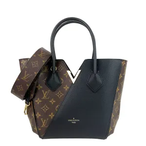 Kimono PM Monogram Canvas and Calfskin Leather Bag