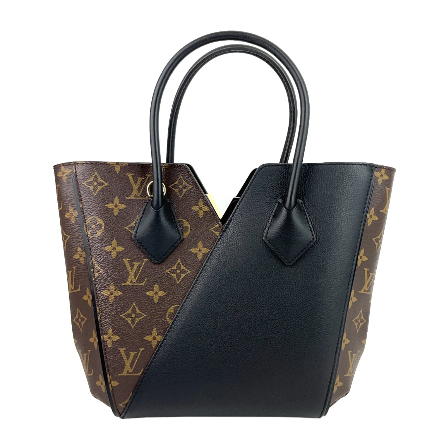 Kimono PM Monogram Canvas and Calfskin Leather Bag