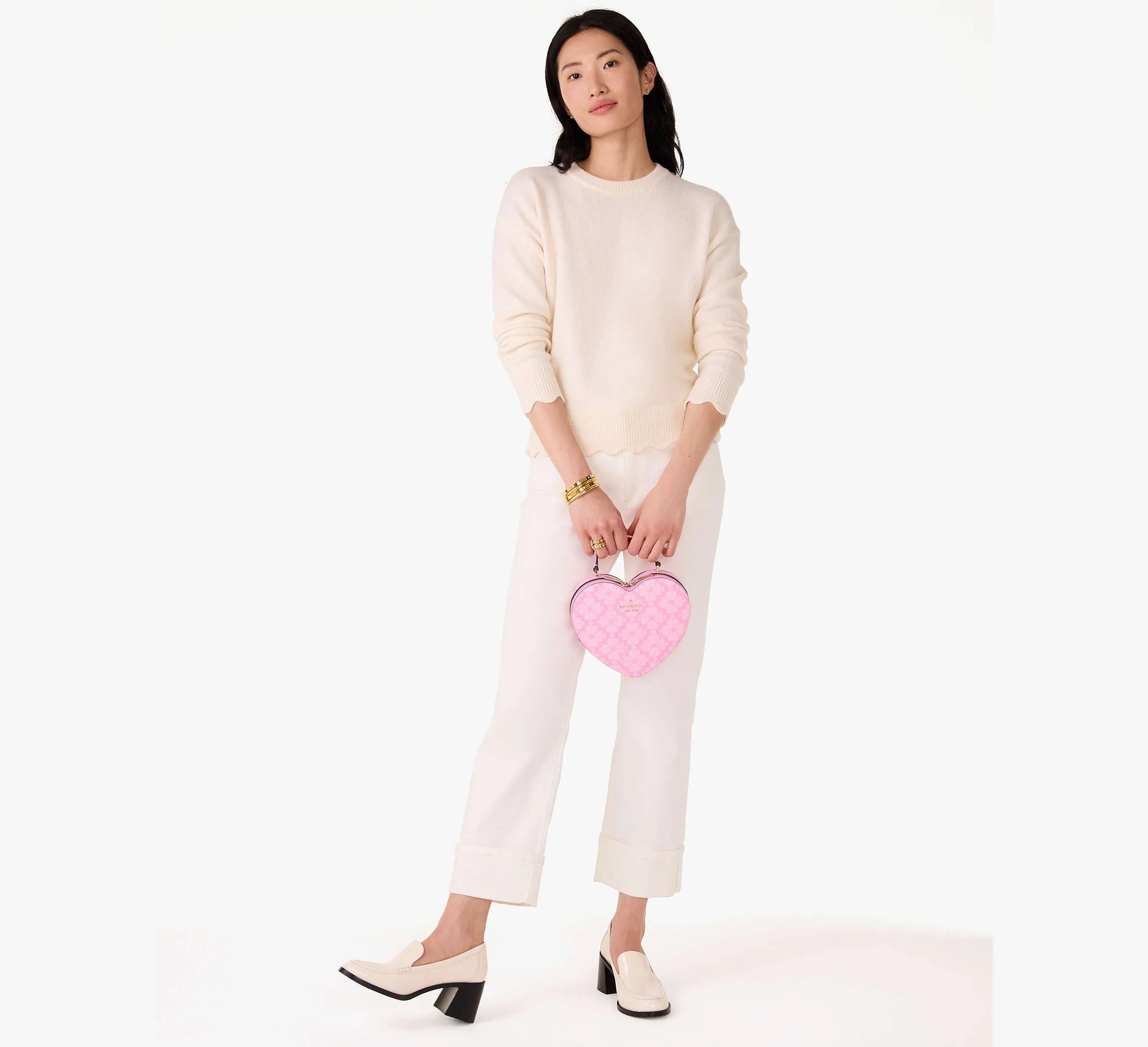 Love Shack Spade Flower Heart Crossbody