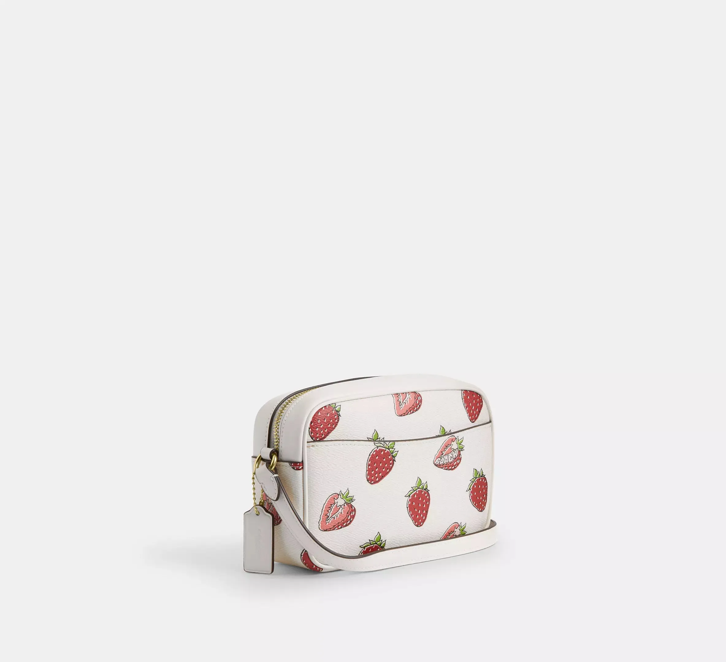 Mini Jamie Camera Bag With Strawberry Print