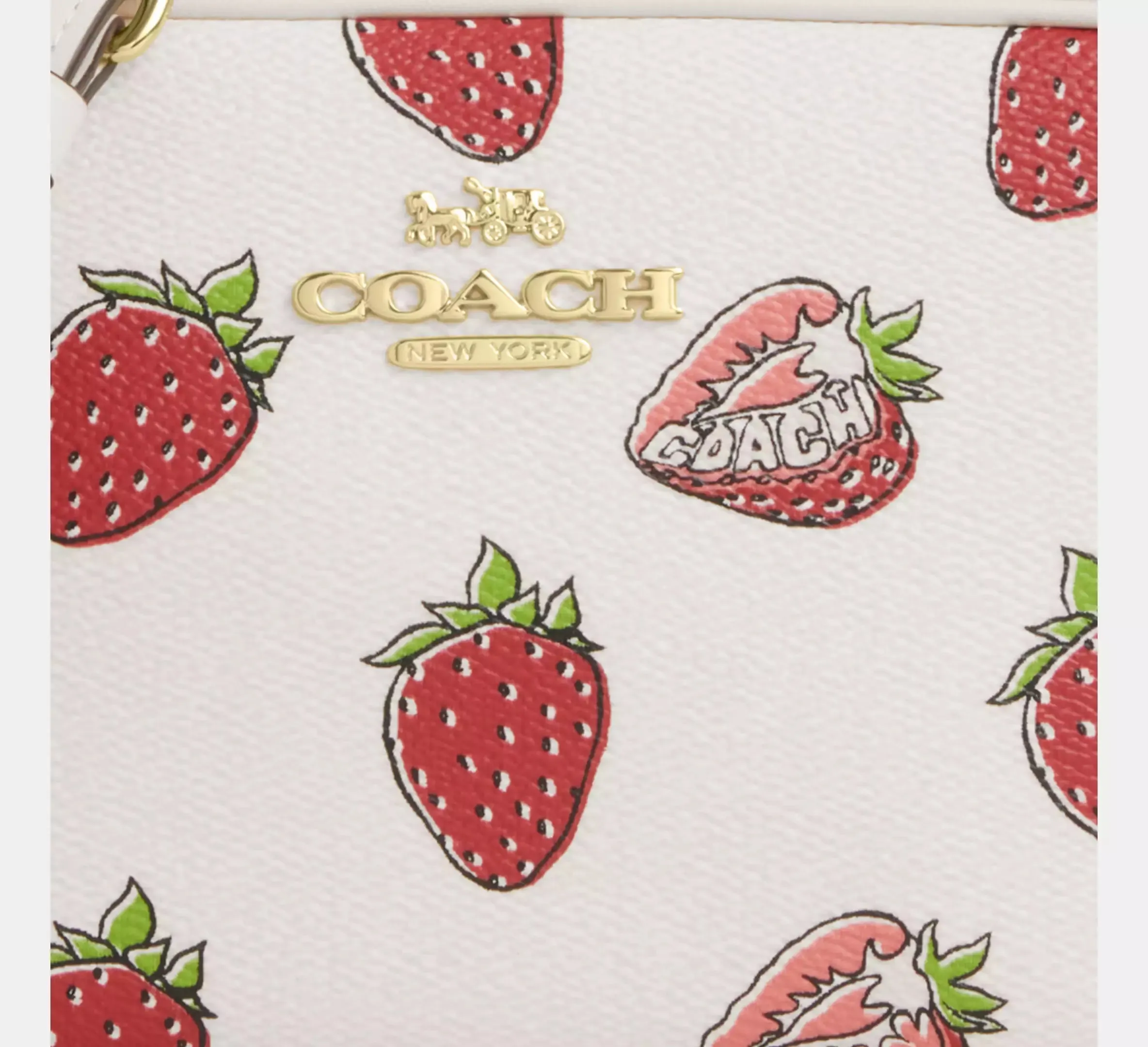 Mini Jamie Camera Bag With Strawberry Print