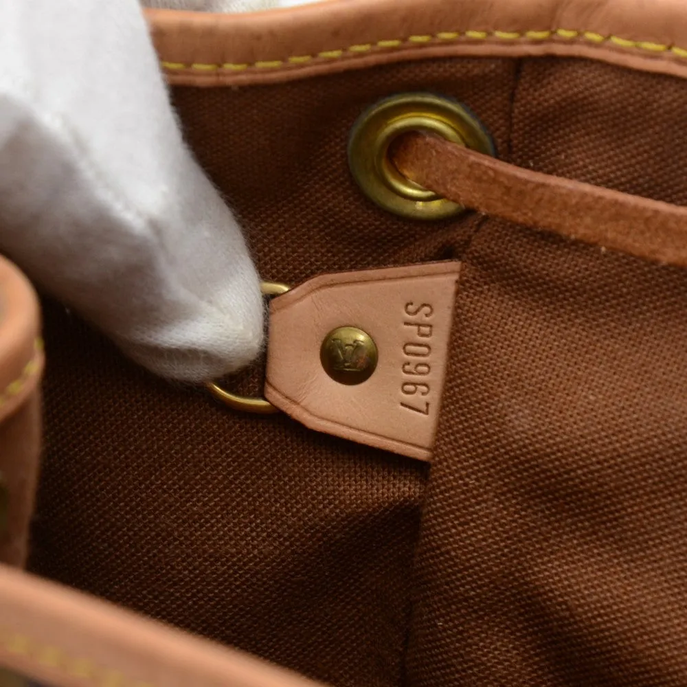 Mini Montsouris Monogram Canvas Backpack Bag