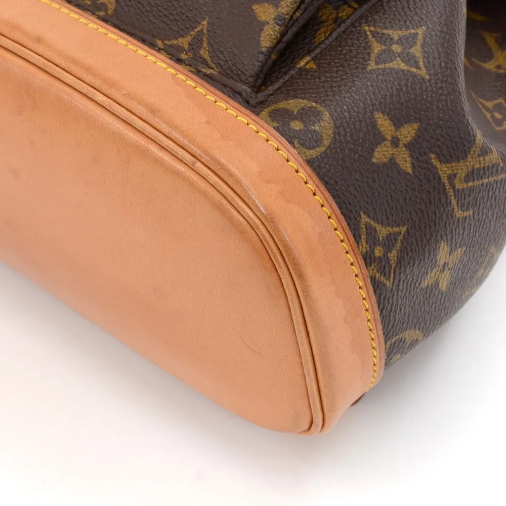 Mini Montsouris Monogram Canvas Backpack Bag