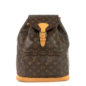 Montsouris GM Monogram Canvas Backpack Bag