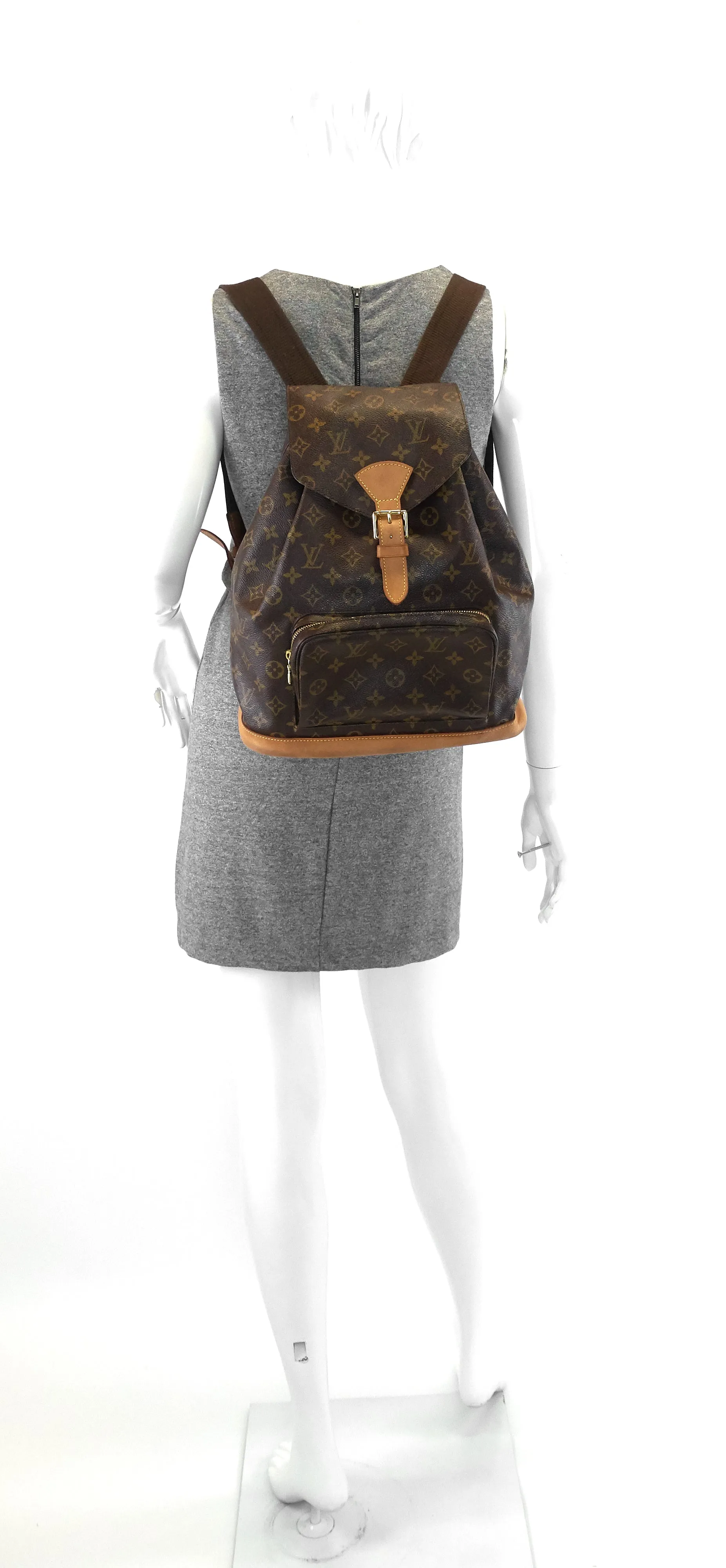 Montsouris GM Monogram Canvas Backpack Bag