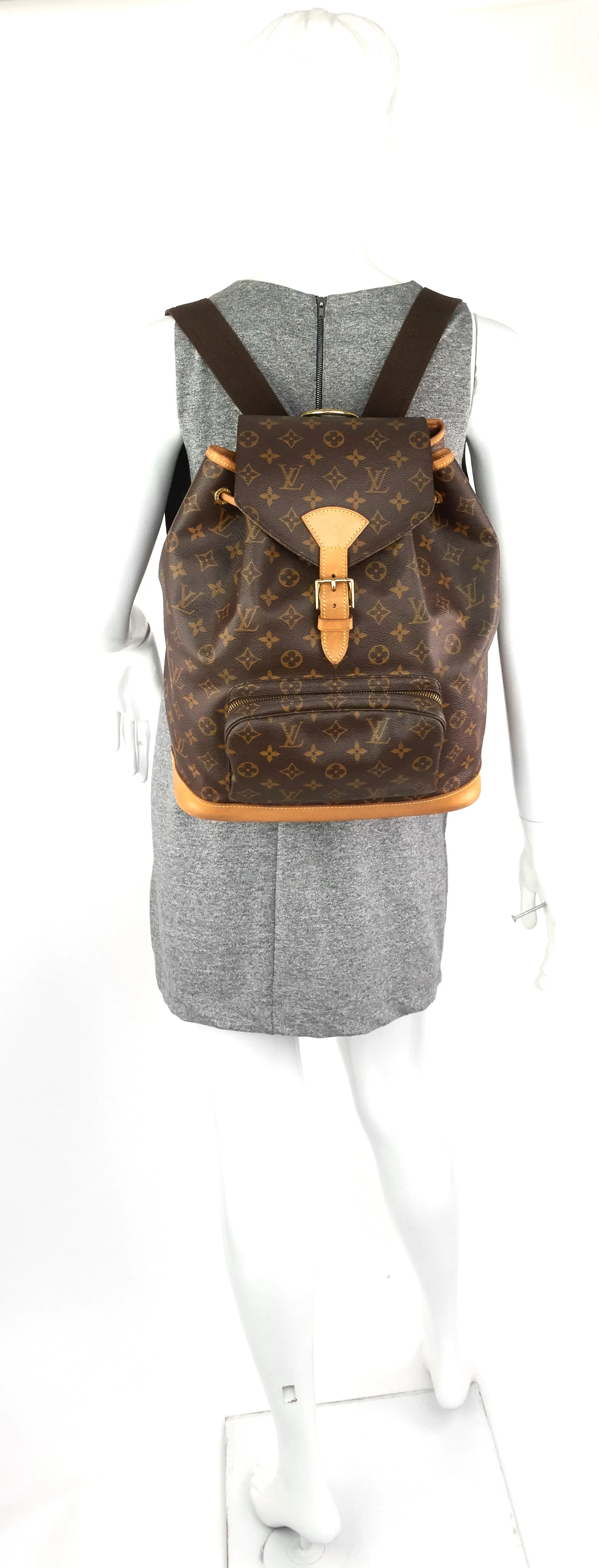 Montsouris GM Monogram Canvas Backpack Bag
