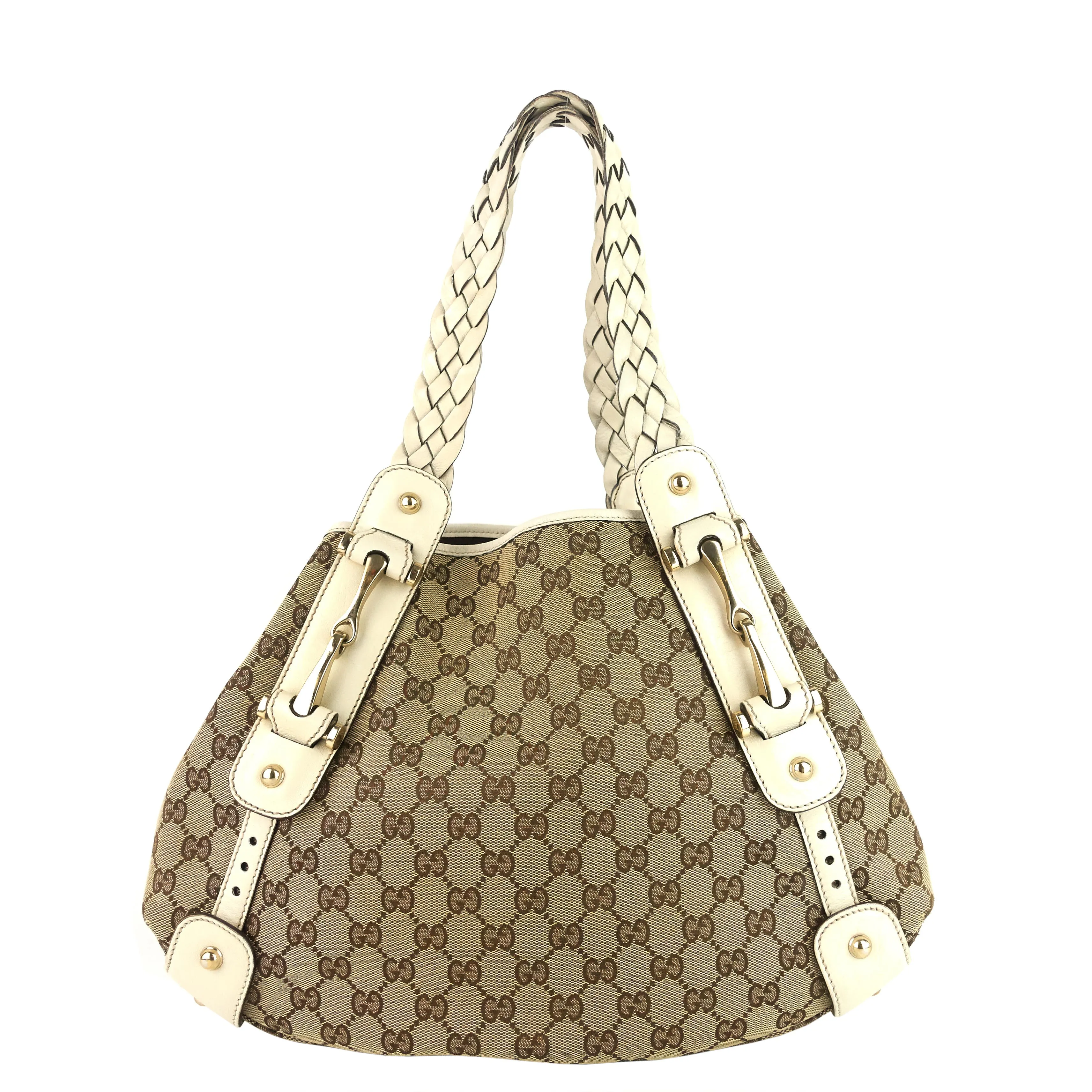 Pelham Monogram Canvas Hobo Bag