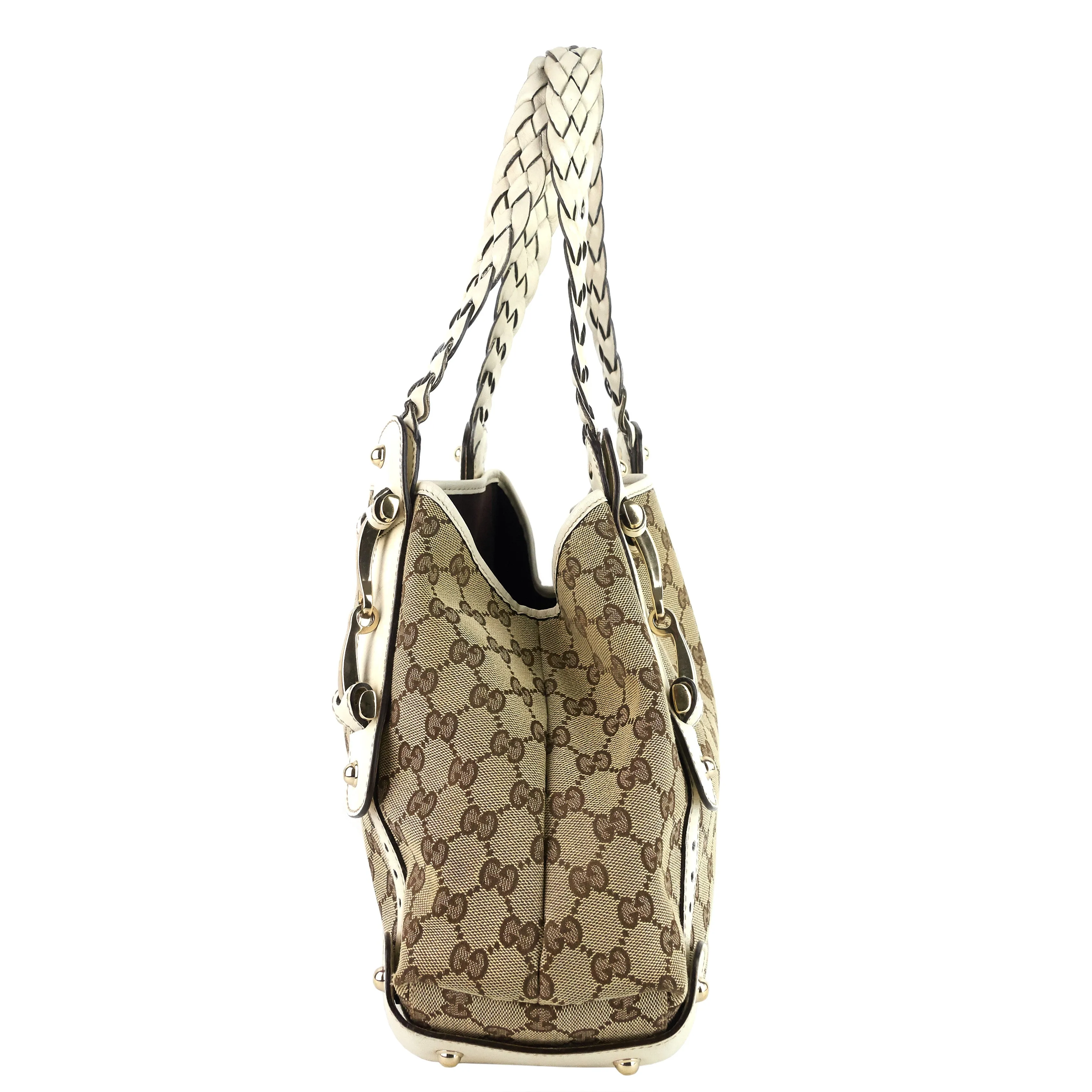 Pelham Monogram Canvas Hobo Bag