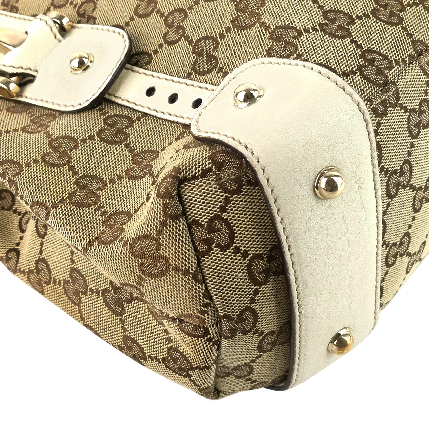 Pelham Monogram Canvas Hobo Bag
