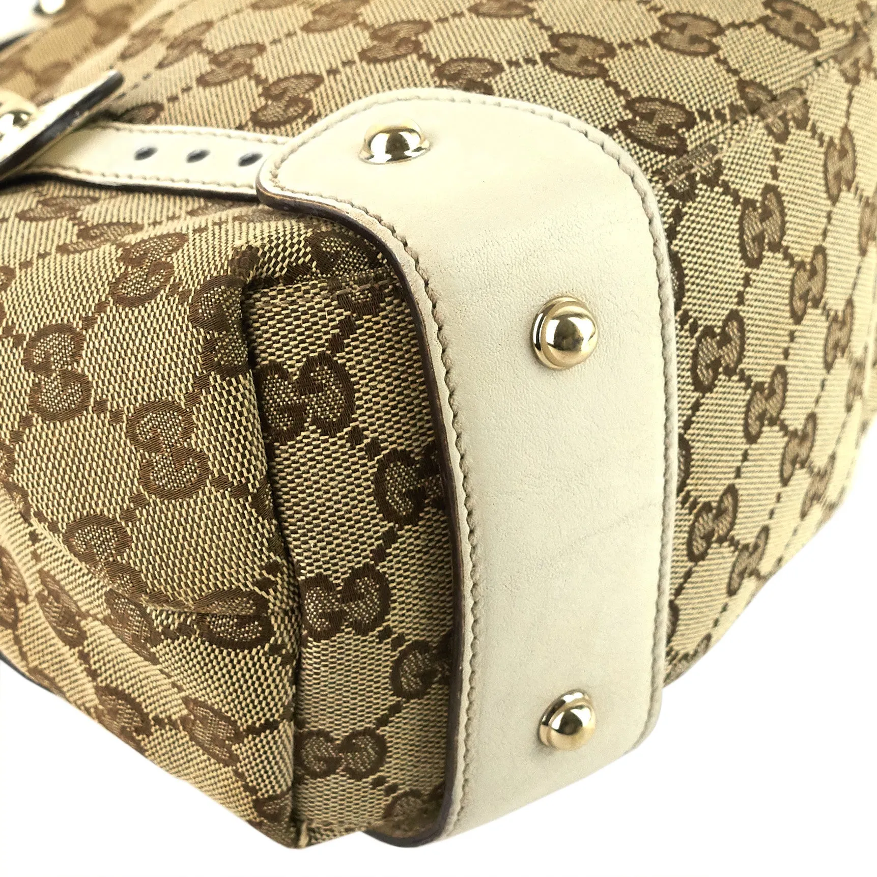 Pelham Monogram Canvas Hobo Bag
