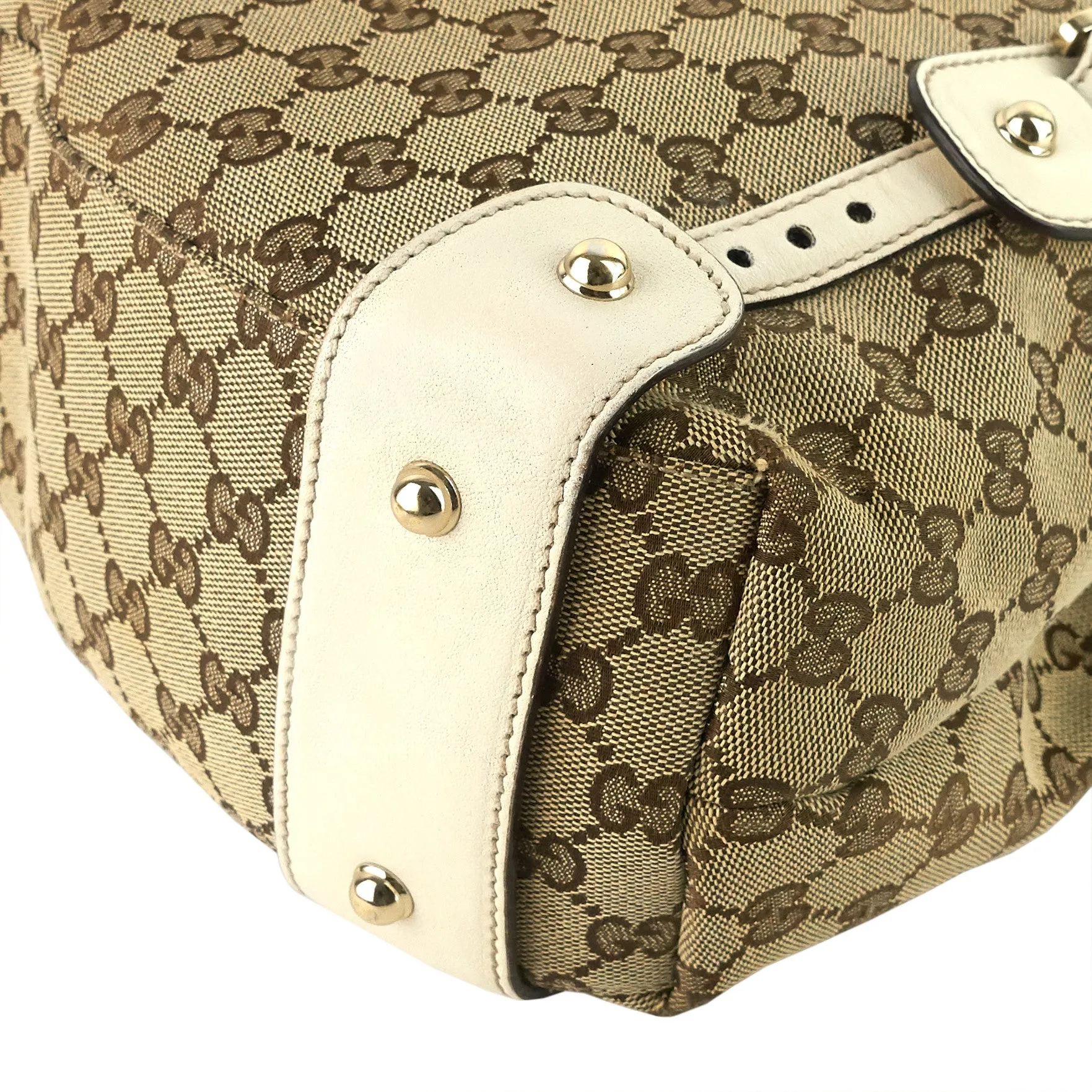 Pelham Monogram Canvas Hobo Bag