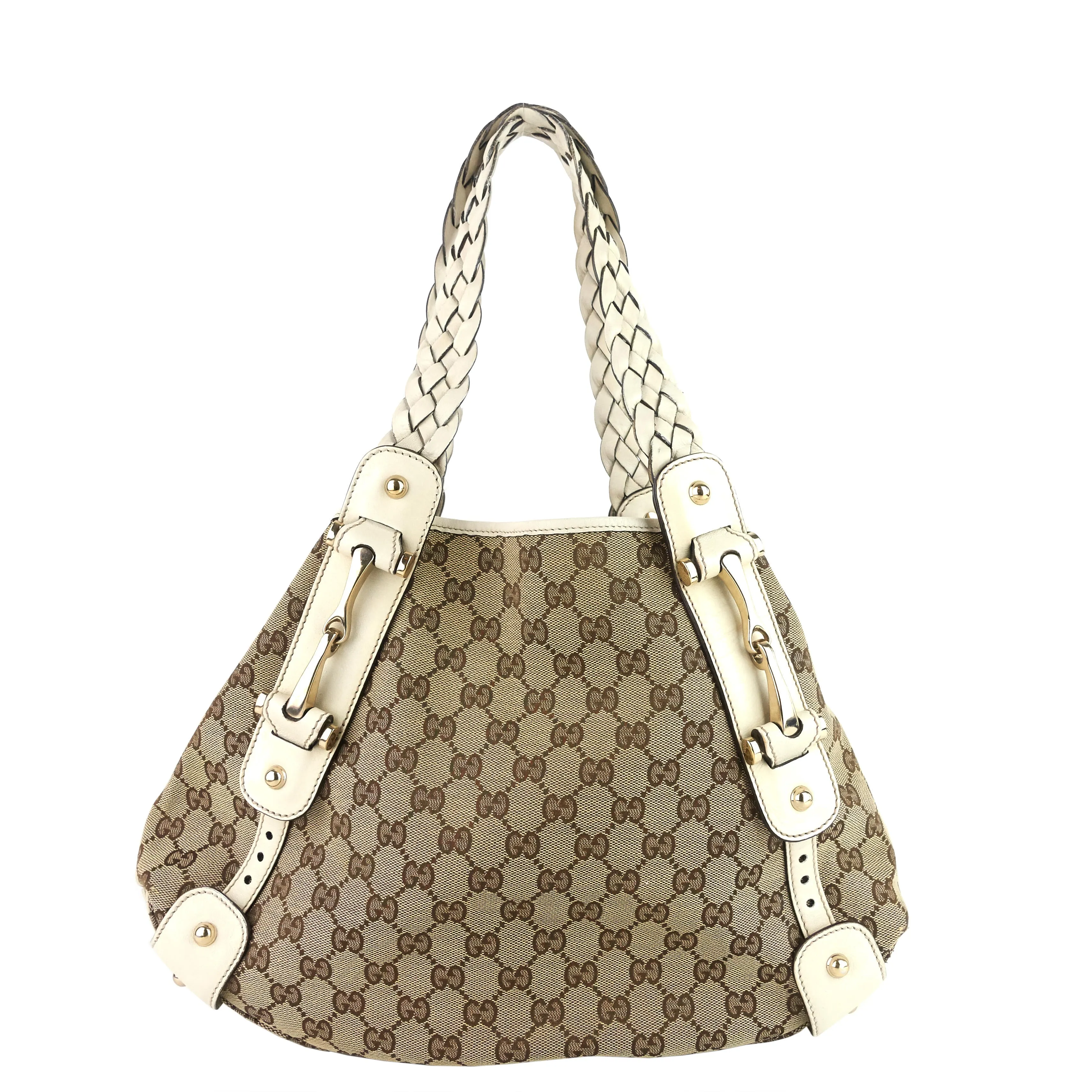 Pelham Monogram Canvas Hobo Bag