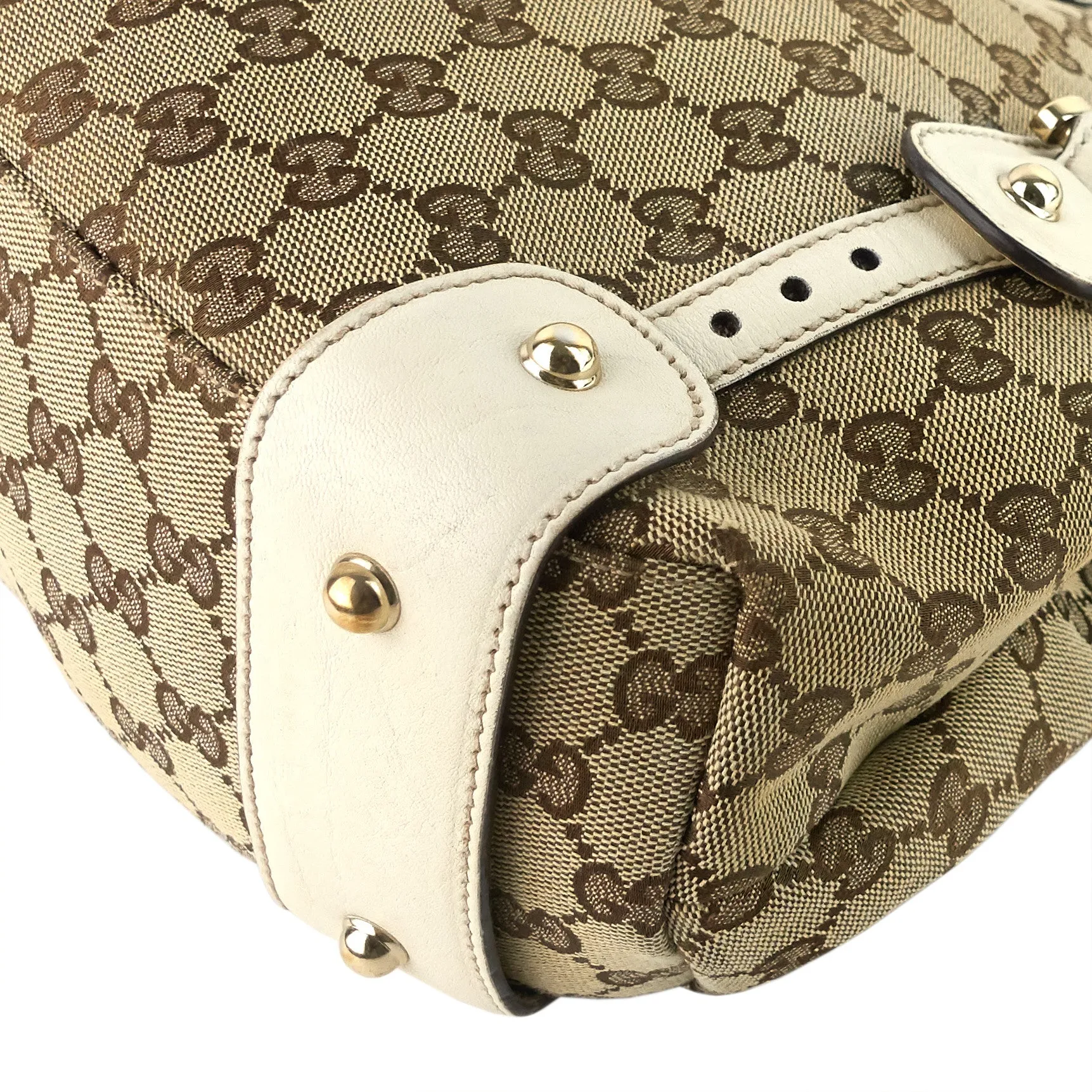 Pelham Monogram Canvas Hobo Bag