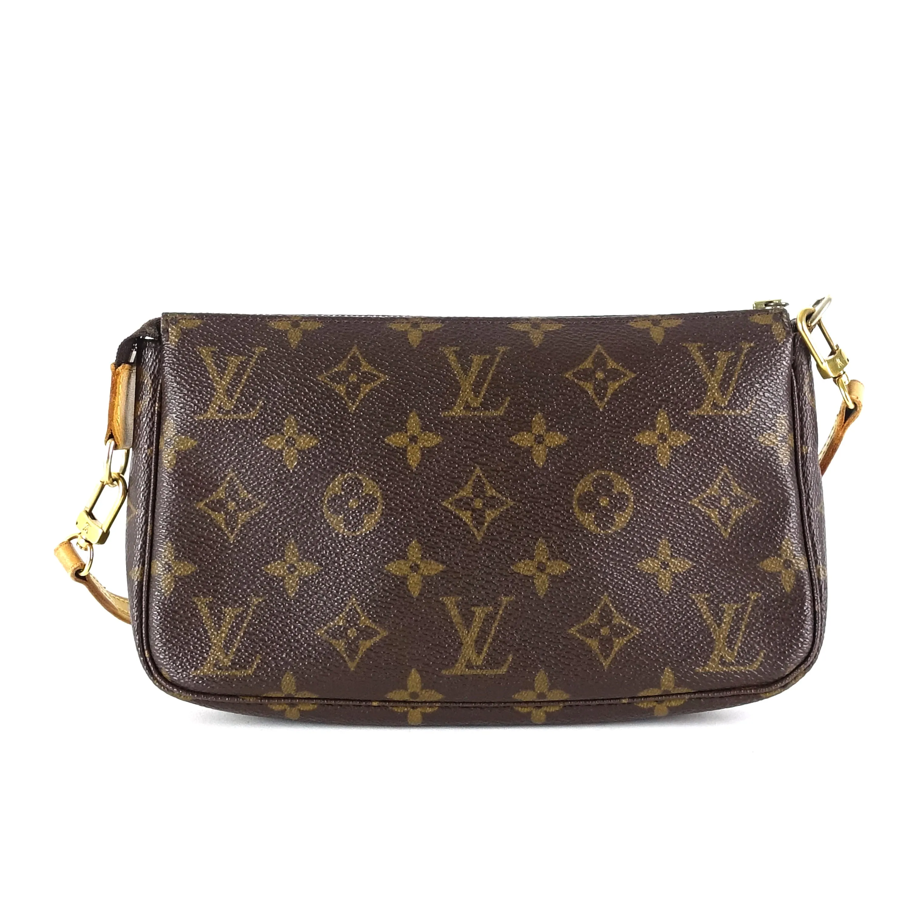 Pochette Accessoires Monogram Canvas Bag with Long Strap