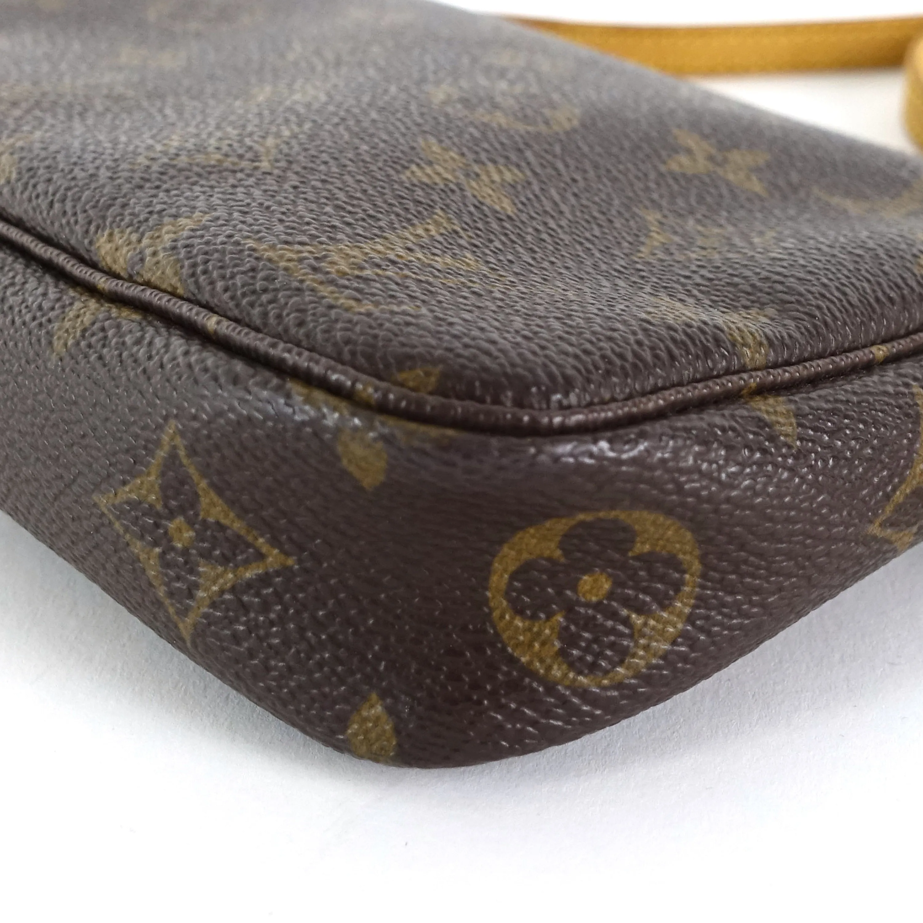 Pochette Accessoires Monogram Canvas Bag with Long Strap