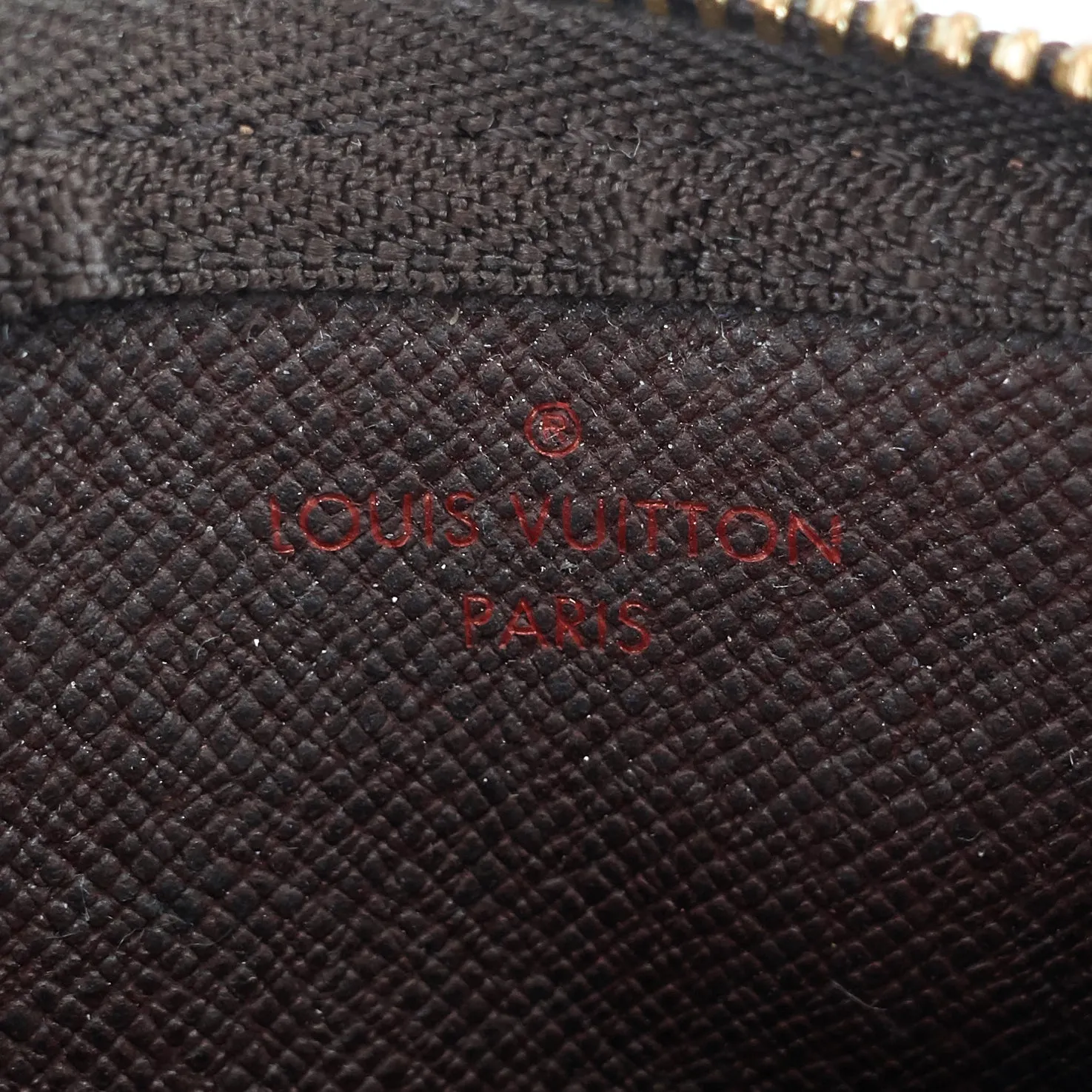 Pochette Cles Damier Ebene Key Pouch