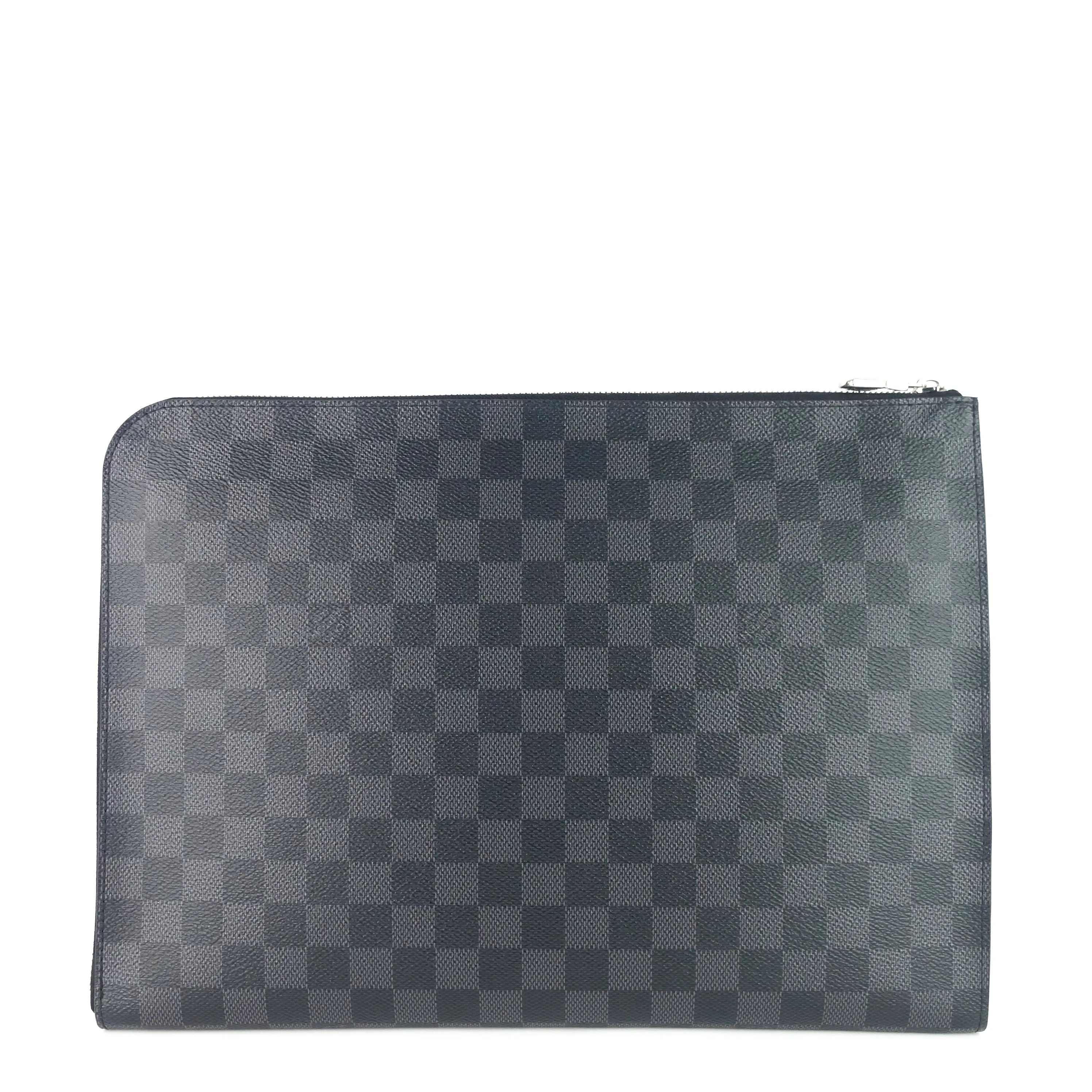 Pochette Jour GM Zip Around Damier Graphite Canvas Bag