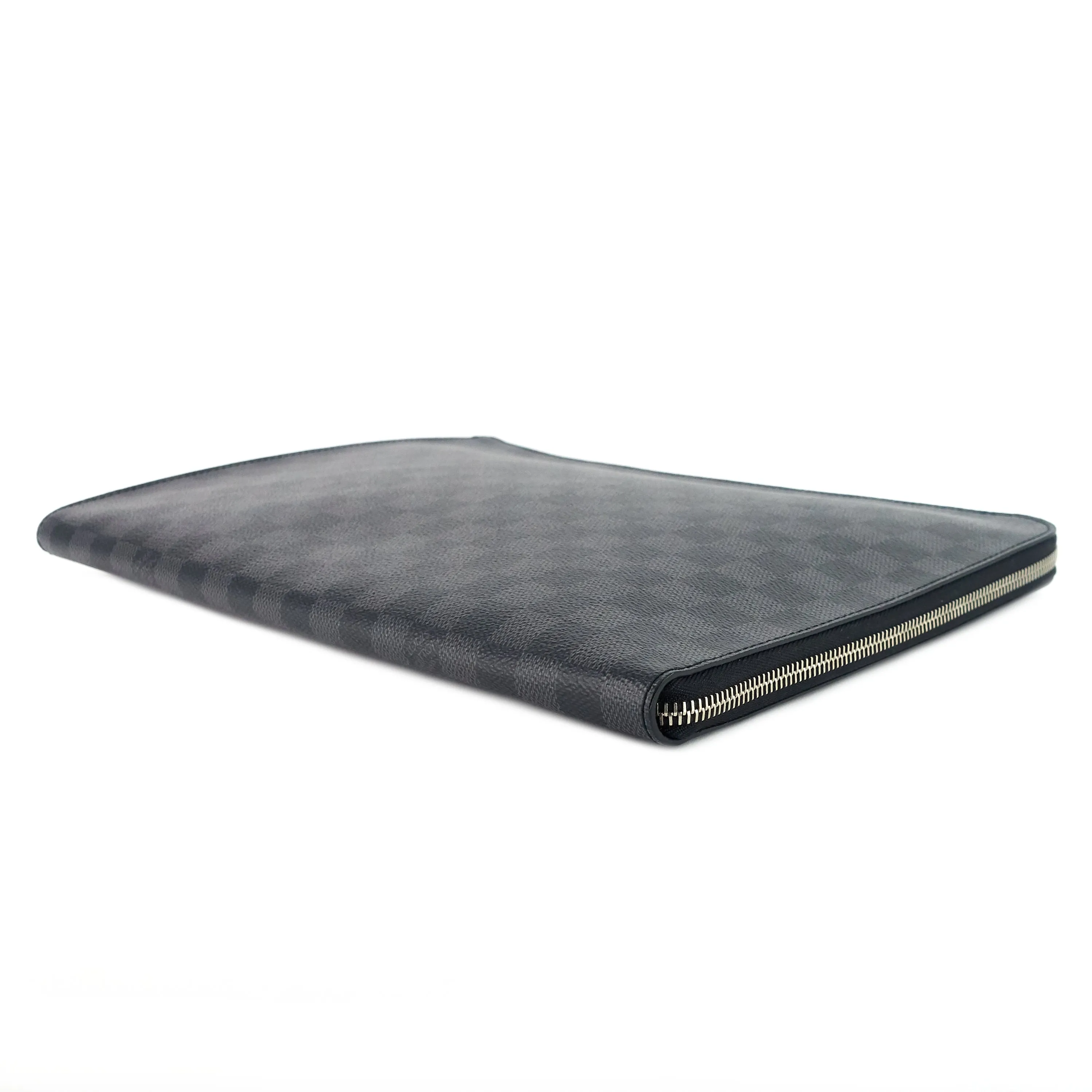 Pochette Jour GM Zip Around Damier Graphite Canvas Bag