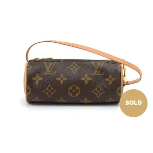 Pochette Papillon Monogram Canvas Handbag