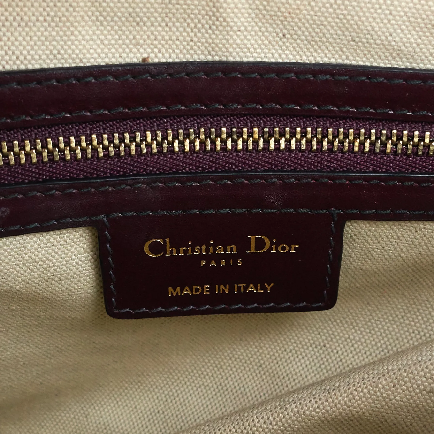 Red Oblique Jacquard Saddle Bag