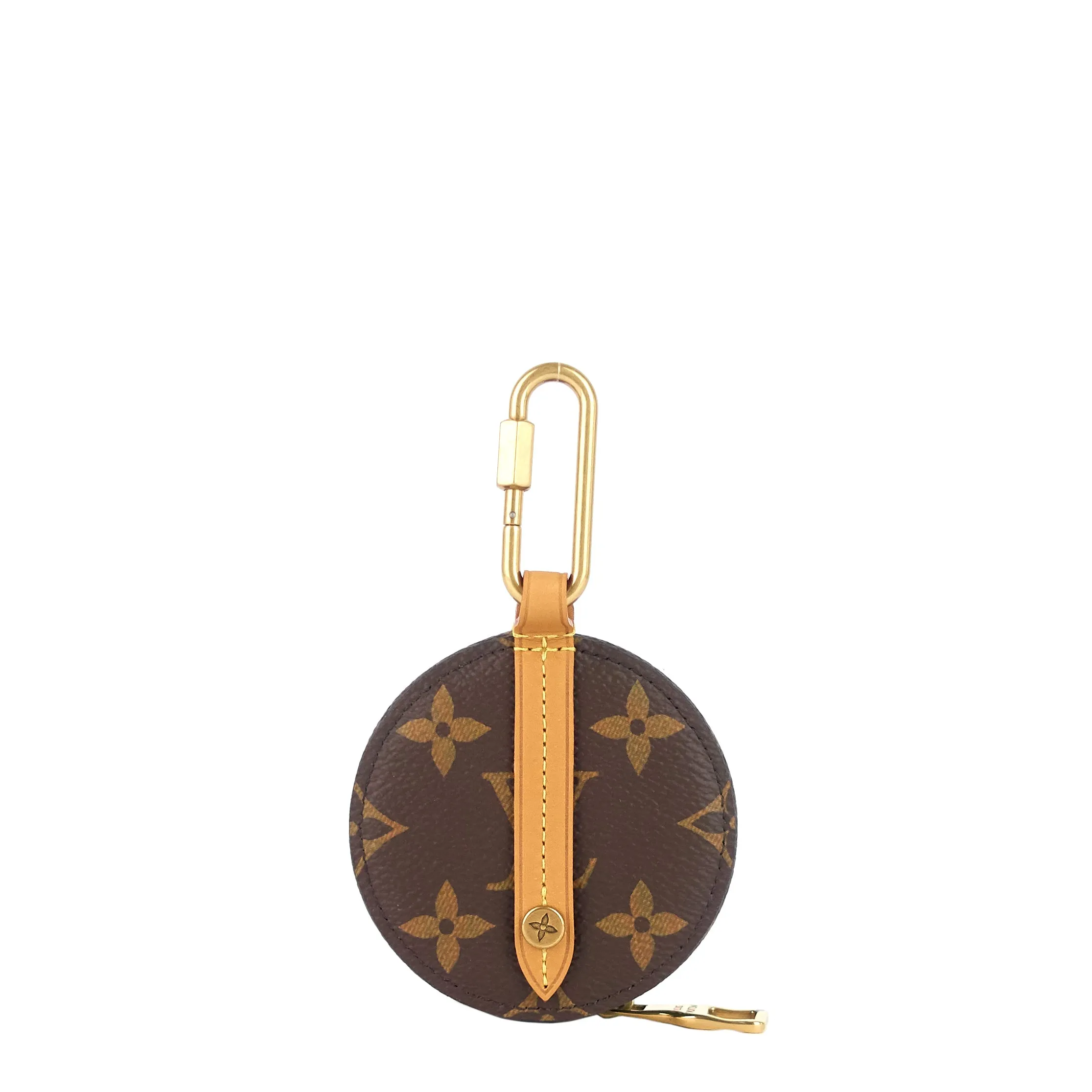 Round Monogram Canvas Coin Case