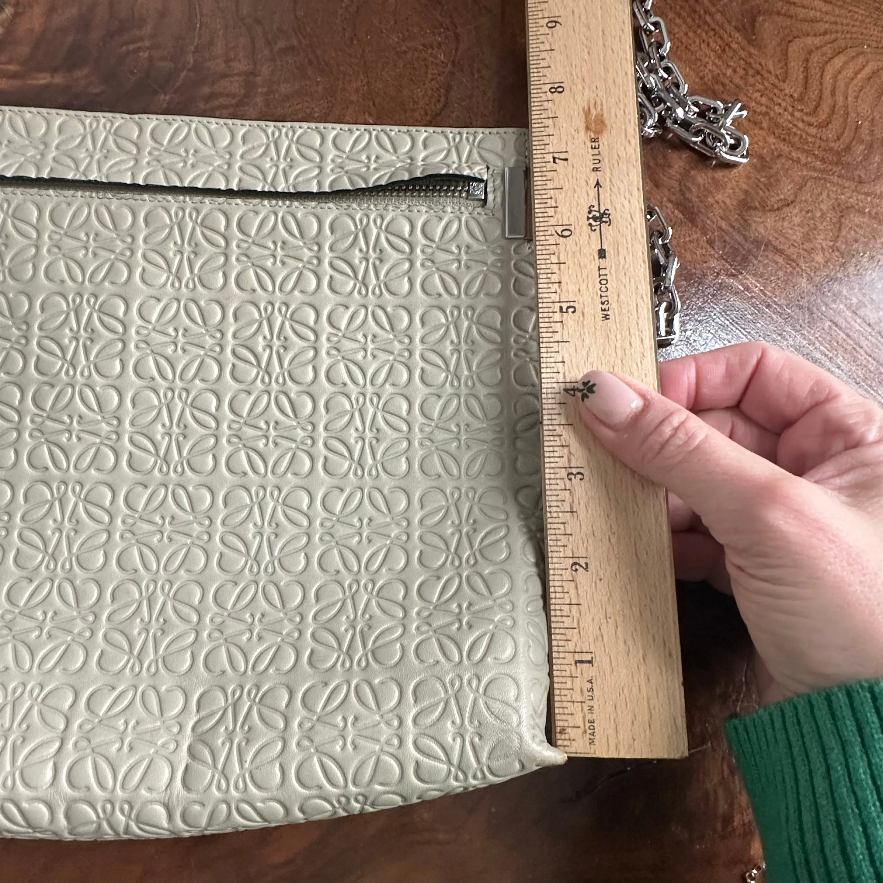 The Junco Crossbody - Vintage Loewe Anagram Beige
