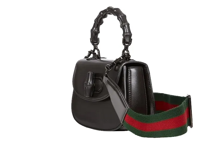 (WMNS) Gucci Bamboo 1947 Mini Top Handle Bag 'Black' 686864-10ODP-1060