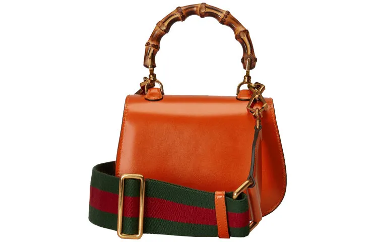 (WMNS) Gucci Bamboo 1947 Mini Top Handle Bag 'Orange' 686864-10ODT-7768