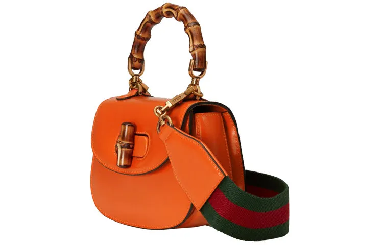 (WMNS) Gucci Bamboo 1947 Mini Top Handle Bag 'Orange' 686864-10ODT-7768
