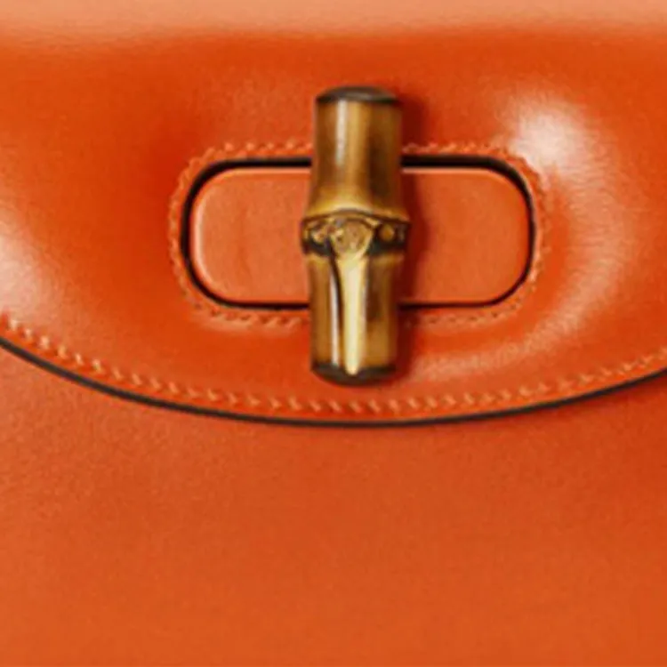 (WMNS) Gucci Bamboo 1947 Mini Top Handle Bag 'Orange' 686864-10ODT-7768