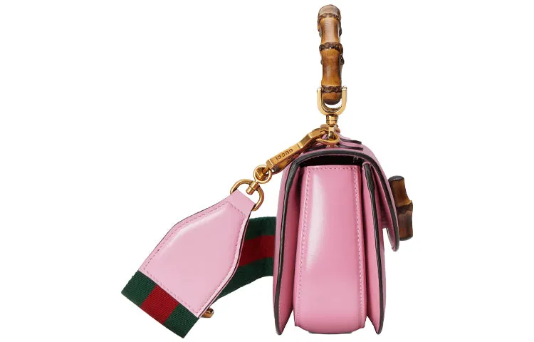 (WMNS) Gucci Bamboo 1947 Mini Top Handle Bag 'Pink' 686864-10ODT-5467