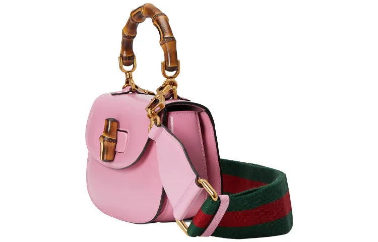 (WMNS) Gucci Bamboo 1947 Mini Top Handle Bag 'Pink' 686864-10ODT-5467