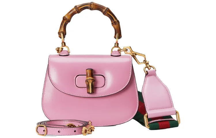 (WMNS) Gucci Bamboo 1947 Mini Top Handle Bag 'Pink' 686864-10ODT-5467