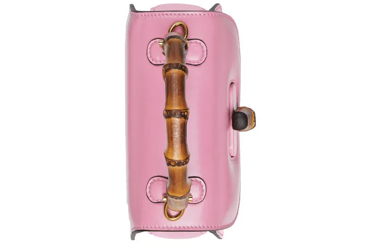 (WMNS) Gucci Bamboo 1947 Mini Top Handle Bag 'Pink' 686864-10ODT-5467