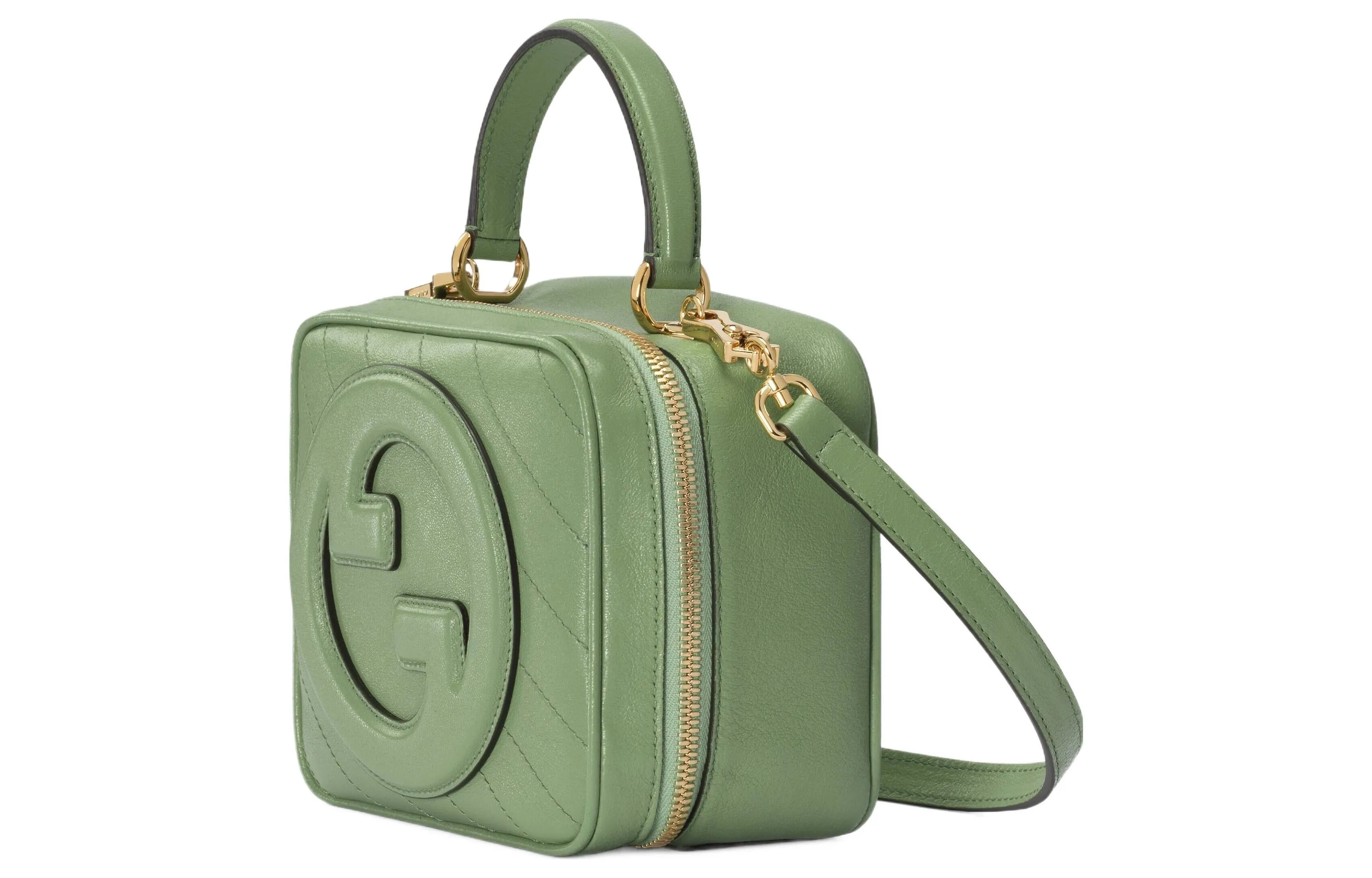 (WMNS) Gucci Blondie Top Handle Bag 'Green Soil Grass' 744434-1IV0G-3509