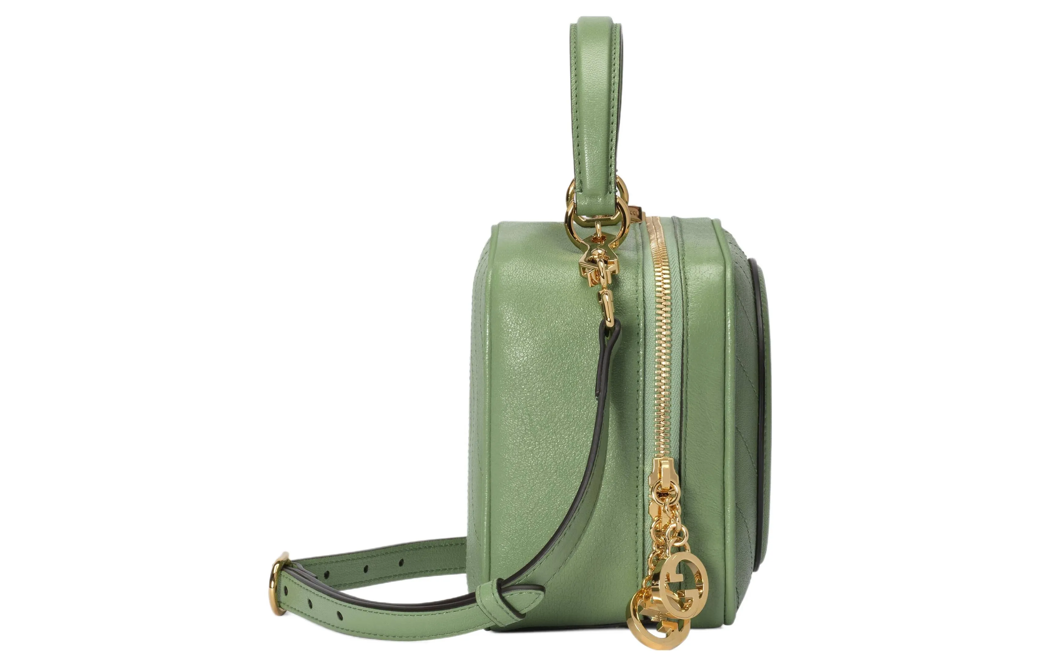 (WMNS) Gucci Blondie Top Handle Bag 'Green Soil Grass' 744434-1IV0G-3509