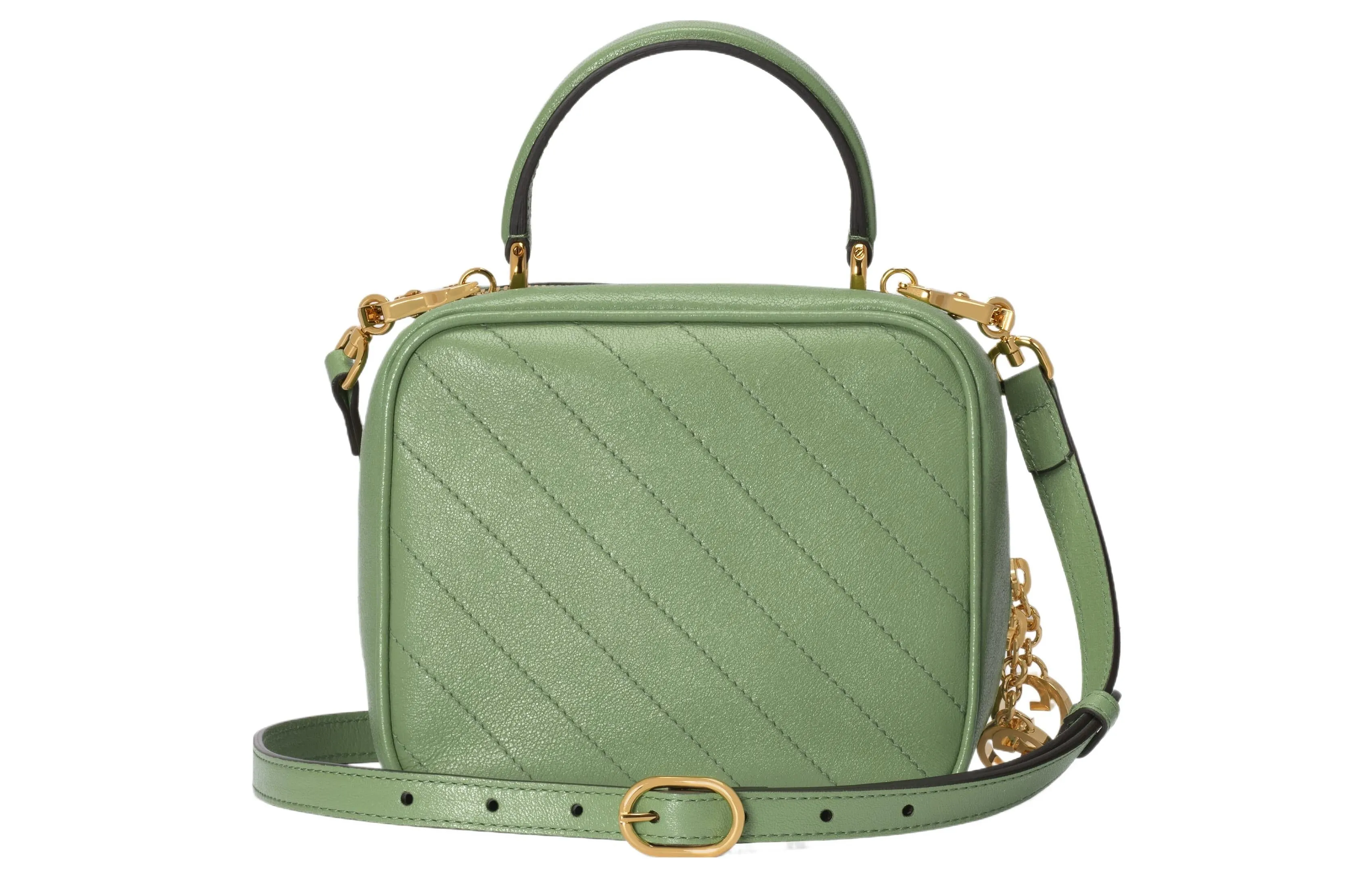 (WMNS) Gucci Blondie Top Handle Bag 'Green Soil Grass' 744434-1IV0G-3509