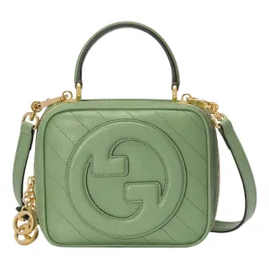 (WMNS) Gucci Blondie Top Handle Bag 'Green Soil Grass' 744434-1IV0G-3509