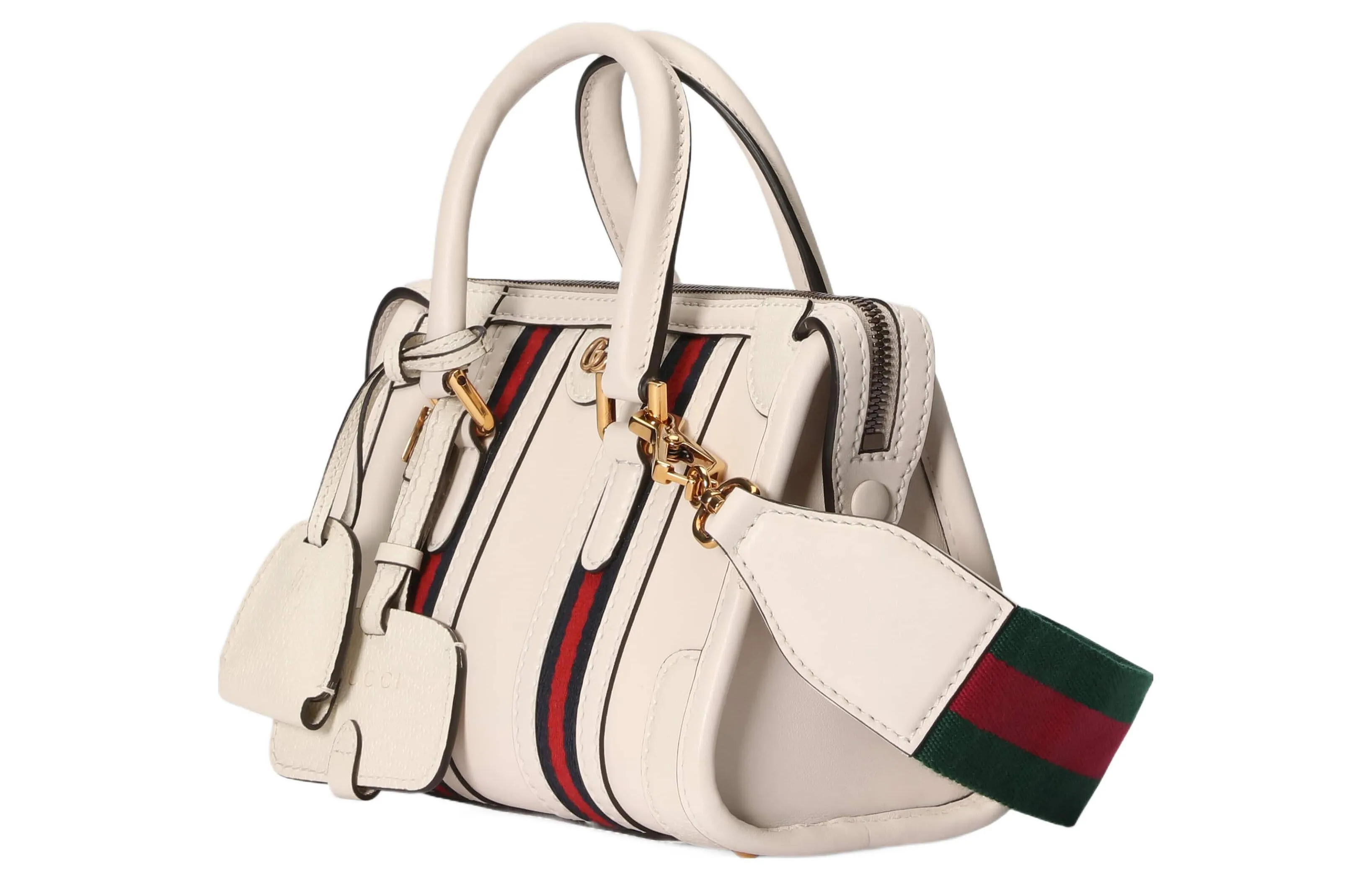 (WMNS) Gucci Mini Top Handle Bag With Double G 'White' 715771-AAA0O-9041